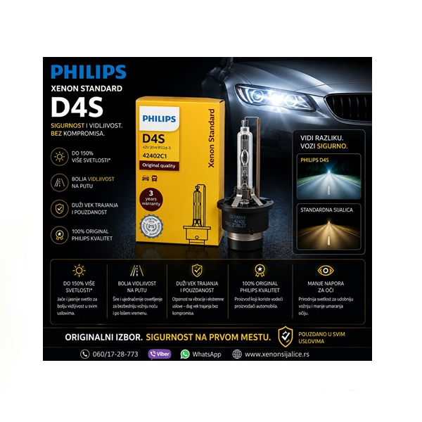 XENON SIJALICA PHILIPS D4S