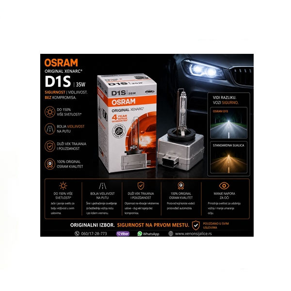XENON SIJALICA OSRAM D1S