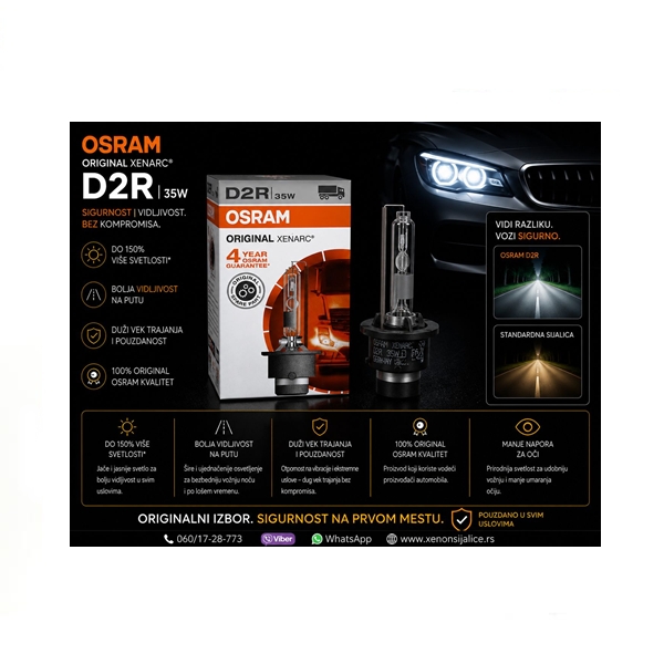 XENON SIJALICA OSRAM D2R