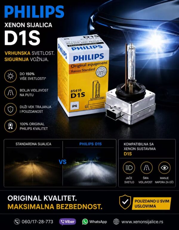 XENON SIJALICA PHILIPS D1S