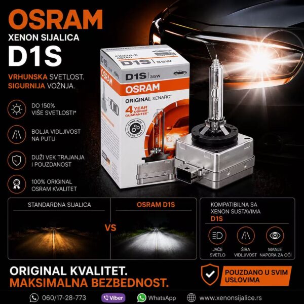 XENON SIJALICA OSRAM D1S