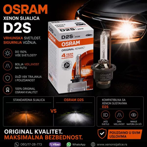 XENON SIJALICA OSRAM D2S