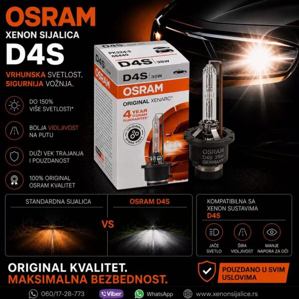 XENON SIJALICA OSRAM D4S