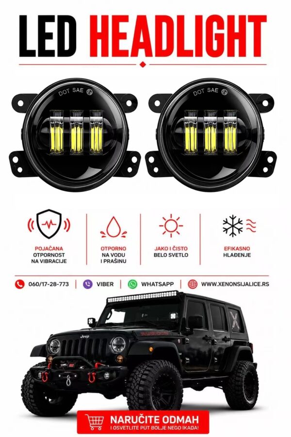 LED MAGLENKE UNIVERZALNE 10CM