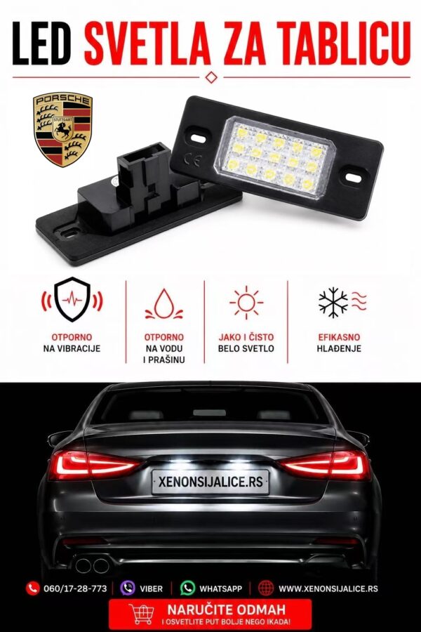 PORSCHE LED SVETLA ZA TABLICU MODEL 2 LAMPA MODUL ZA TABLICU