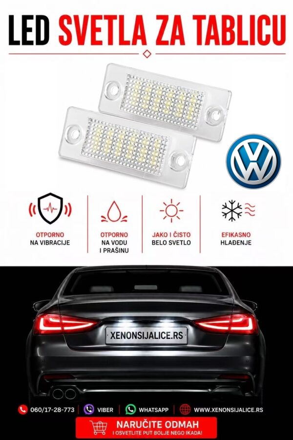VW LED SVETLA ZA TABLICU MODEL 2 LAMPA MODUL ZA TABLICU