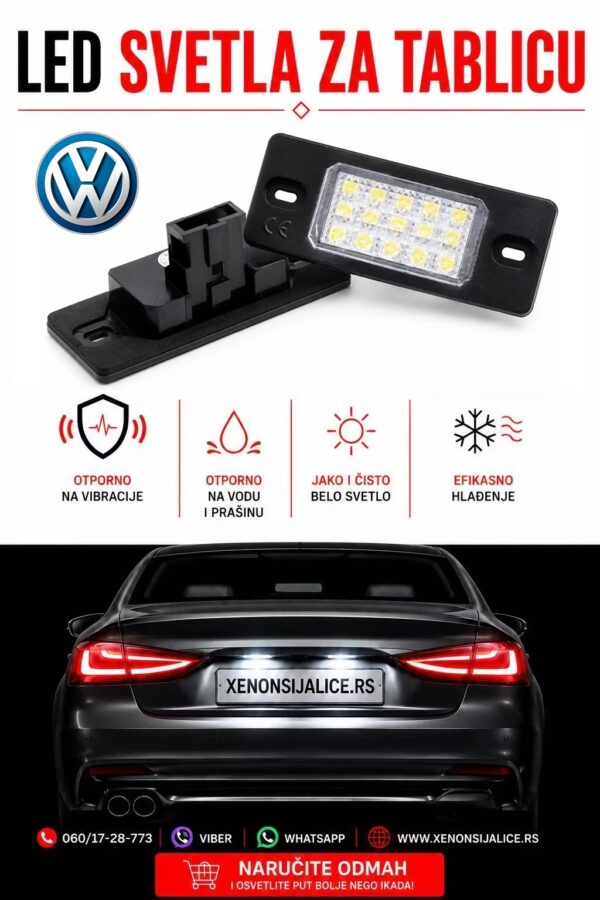 VW LED SVETLA ZA TABLICU MODEL 3 LAMPA MODUL ZA TABLICU
