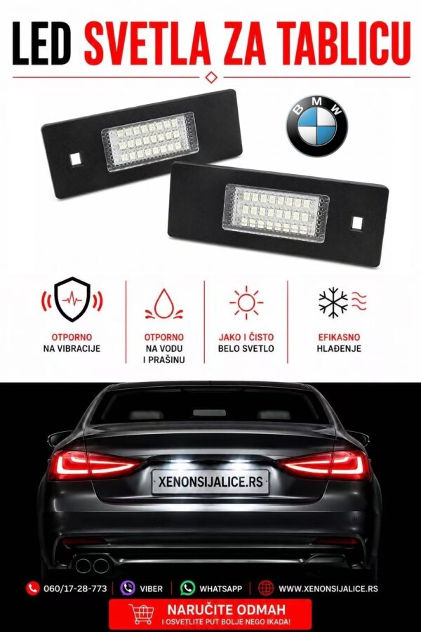 BMW LED SVETLA ZA TABLICU MODEL 3 LAMPA MODUL ZA TABLICU
