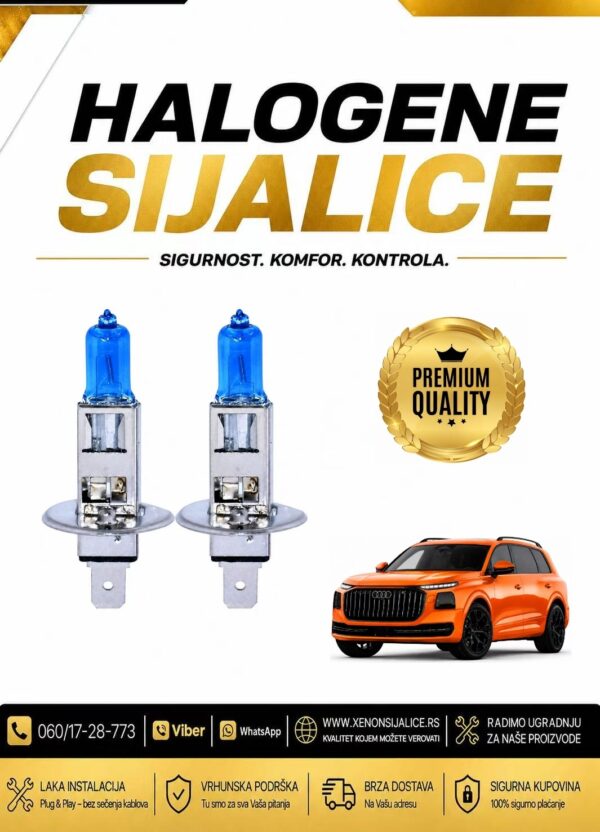 H1 EAGLEKING HALOGENE COOL BLUE SIJALICE