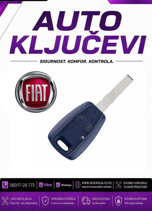 KLJUC FIAT KUCISTE KLJUCA MODEL 1