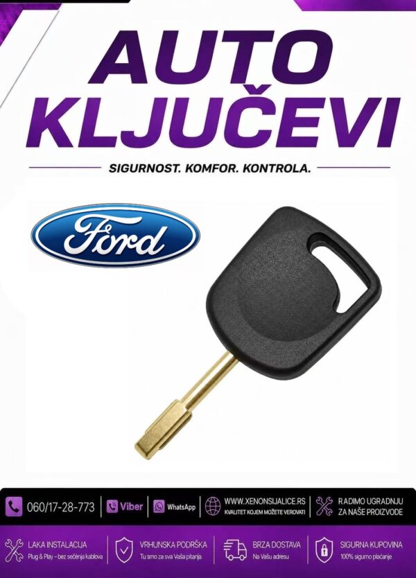 KLJUC FORD KUCISTE KLJUCA MODEL 1