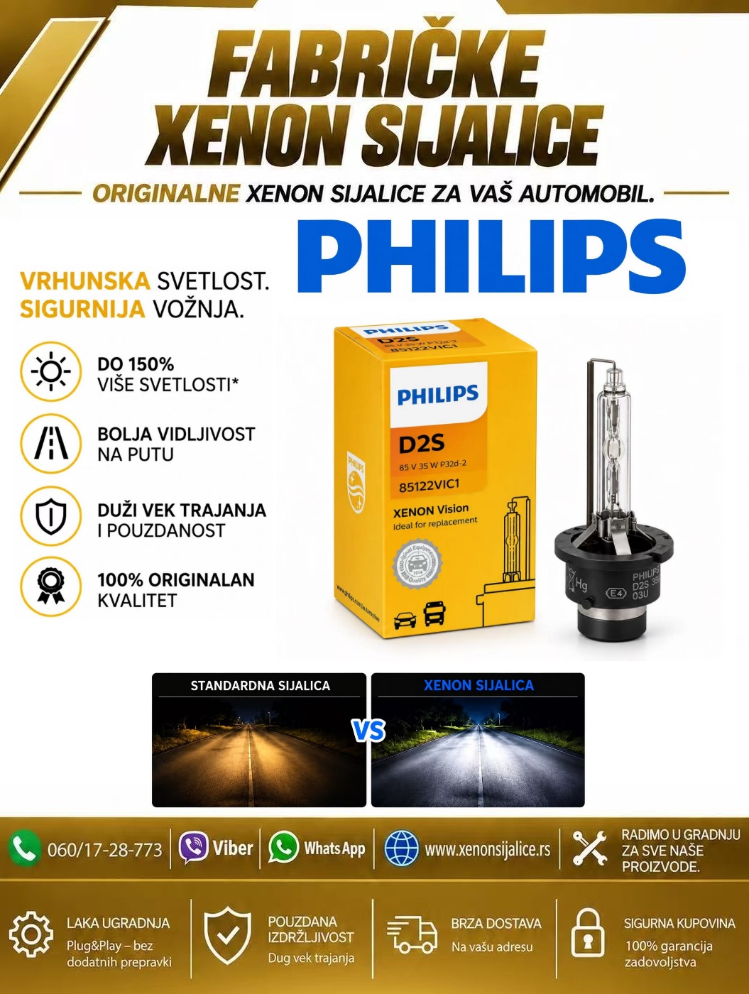 XENON SIJALICA PHILIPS D2S