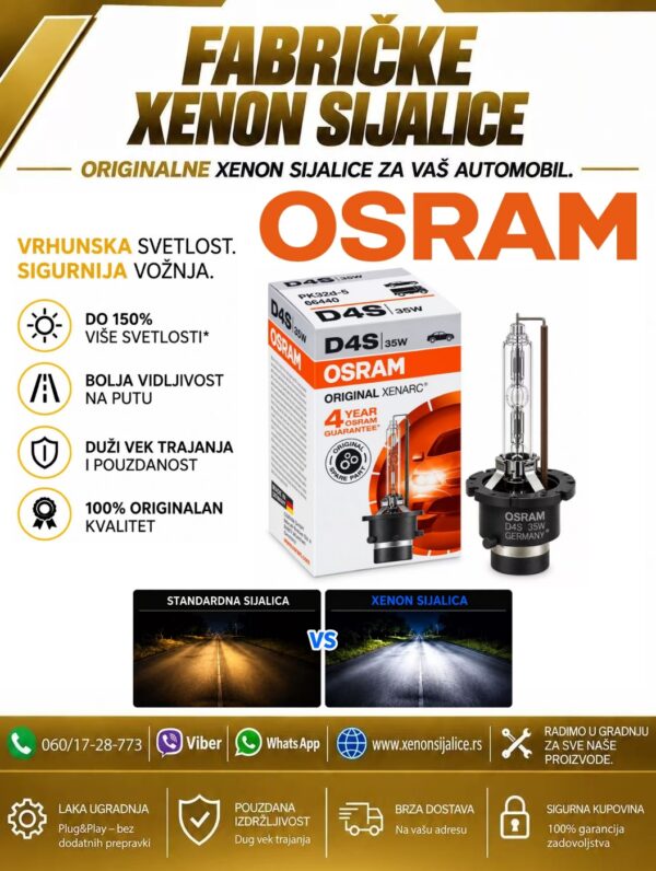 XENON SIJALICA OSRAM D4S