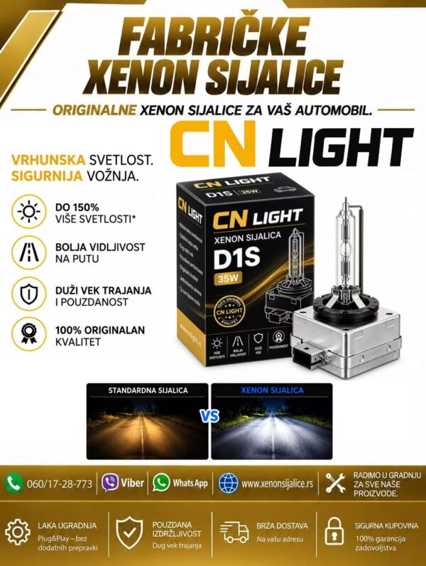 XENON SIJALICA CN LIGHT D1S