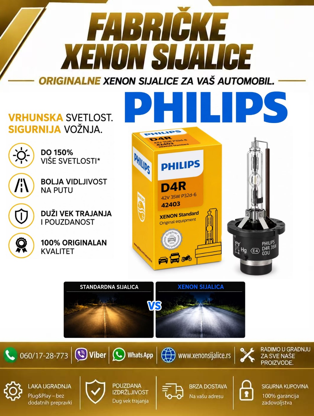 XENON SIJALICA PHILIPS D4R