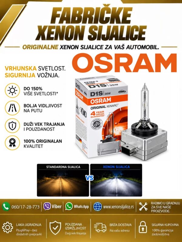 XENON SIJALICA OSRAM D1S