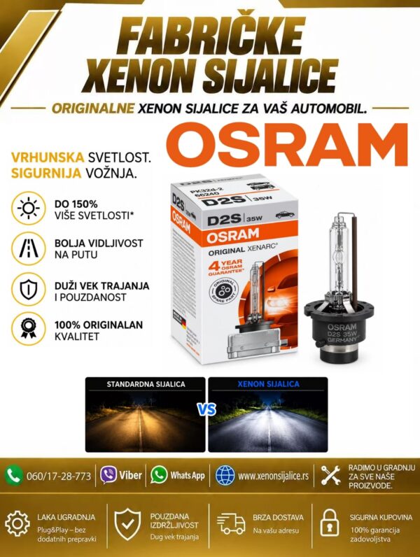 XENON SIJALICA OSRAM D2S