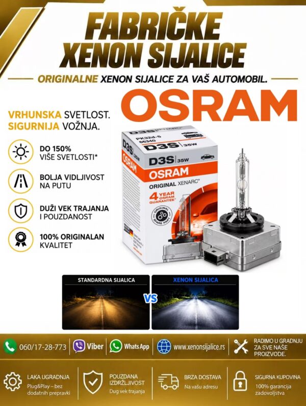 XENON SIJALICA OSRAM D3S