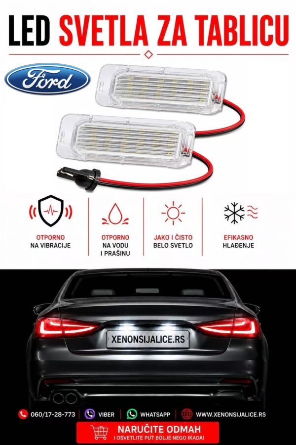 FORD LED SVETLA ZA TABLICU MODEL 1 LAMPA MODUL ZA TABLICU