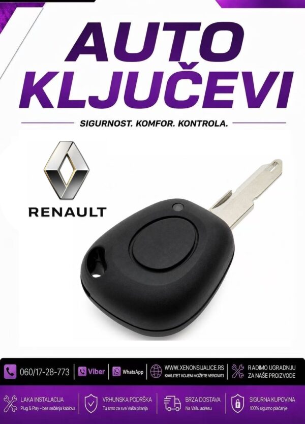 KLJUC RENAULT KUCISTE KLJUCA MODEL 1