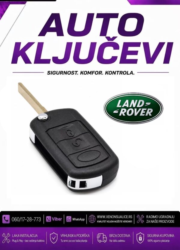 KLJUC LAND ROVER KUCISTE KLJUCA MODEL 1