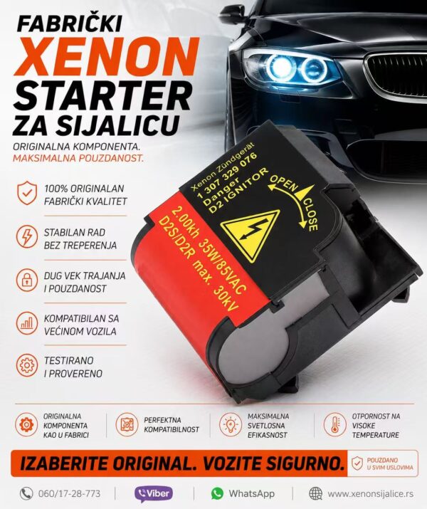 XENON STARTER AL BOSCH 1 307 329 076