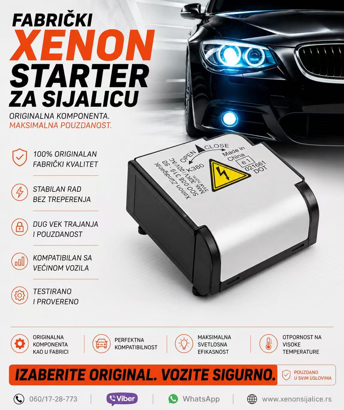 XENON STARTER HELLA 5DD 008 319-50