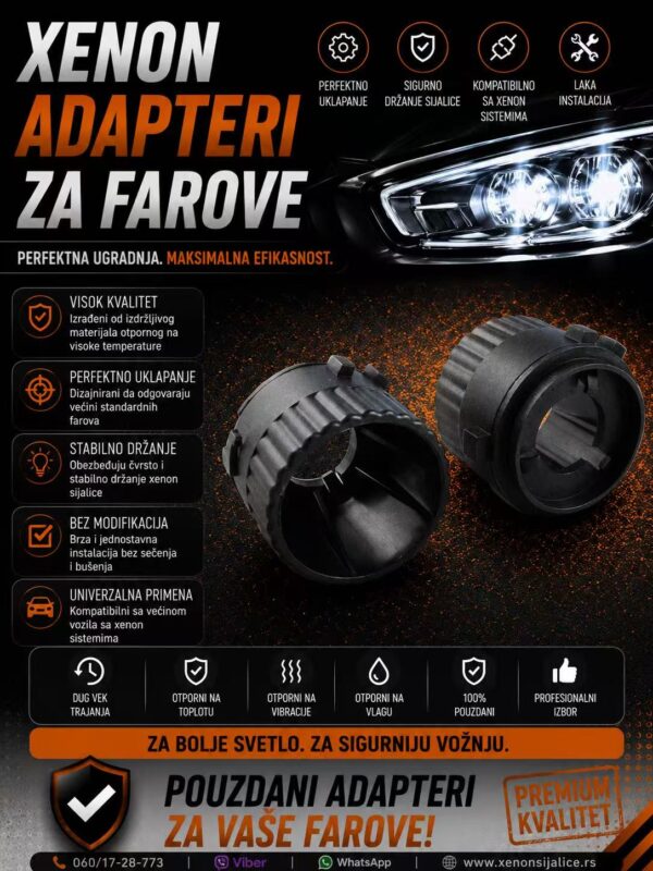 XENON ADAPTERI ZA FAROVE VW