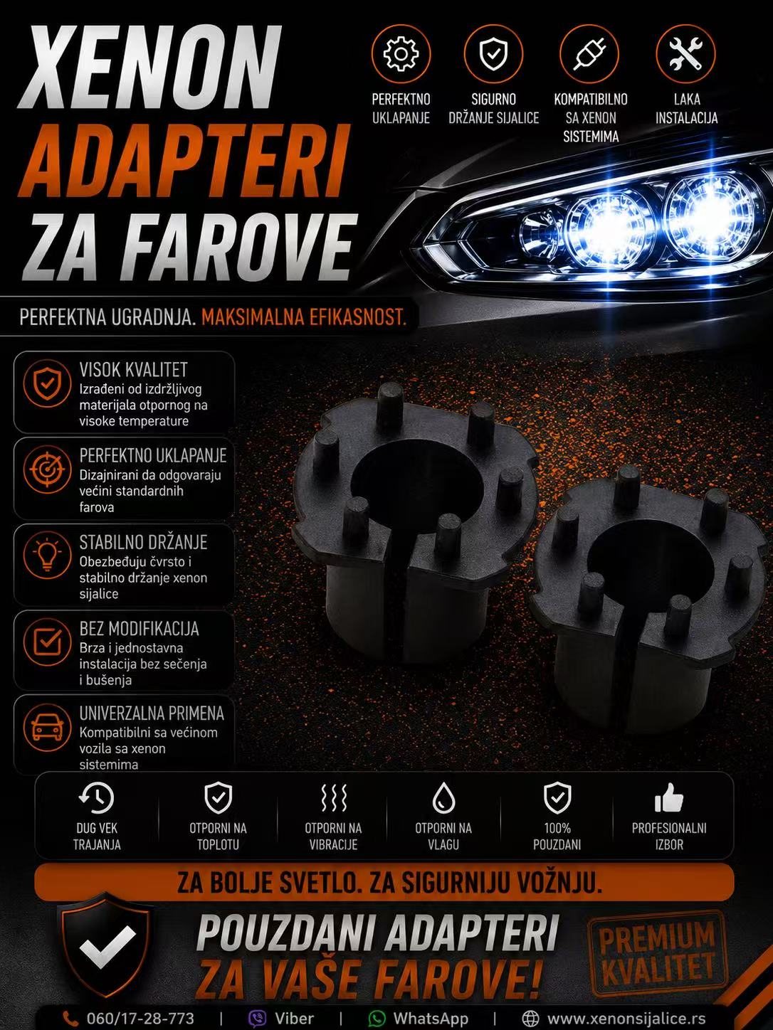 XENON ADAPTERI ZA FAROVE SUZUKI-MAZDA