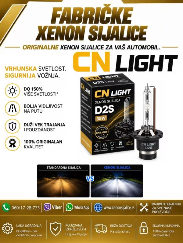XENON SIJALICA CN LIGHT D2S