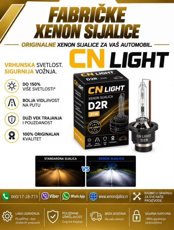XENON SIJALICA CN LIGHT D2R