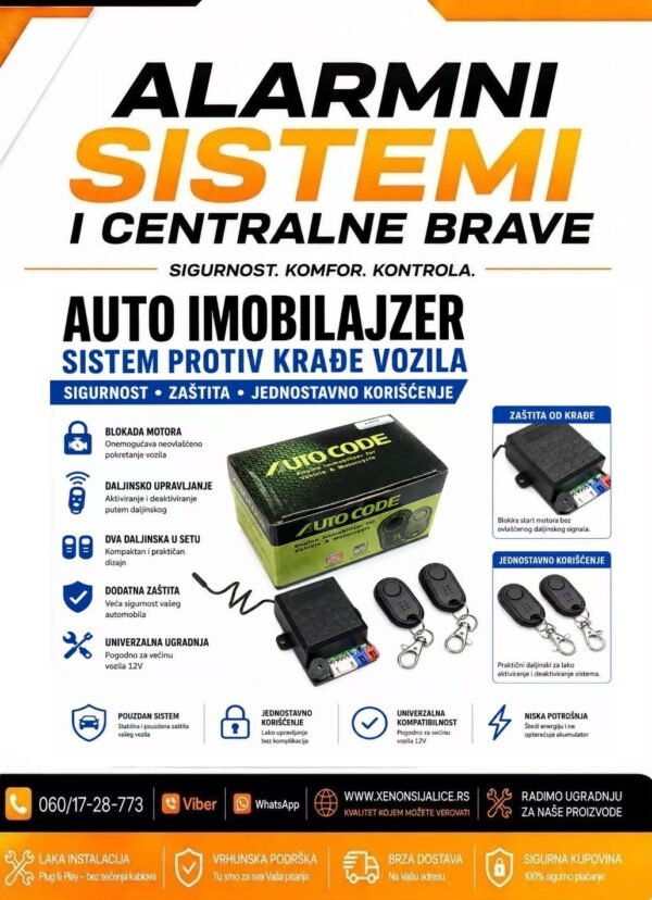 IMOBILAJZER SISTEM PROTIV KRADJE AUTOMOBILA