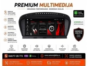BMW 5 E60 ANDROID,CAR PLAY MULTIMEDIJA NAVIGACIJA TOUCH SCREEN 9 INCA