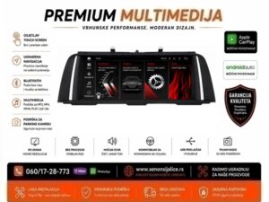 BMW 5 F10 ANDROID,CAR PLAY MULTIMEDIJA NAVIGACIJA TOUCH SCREEN 10 INCA