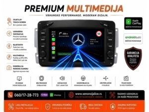 MERCEDES C KLASA MULTIMEDIJA ANDROID,CAR PLAY NAVIGACIJA TOUCH SCREEN 7 INCA
