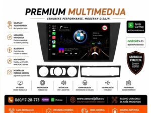 BMW 3 E90 E91 E92 ANDROID,CAR PLAY MULTIMEDIJA NAVIGACIJA TOUCH SCREEN 10 INCA