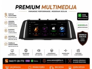 BMW 5 F10 ANDROID,CAR PLAY MULTIMEDIJA NAVIGACIJA TOUCH SCREEN 10 INCA