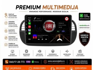 FIAT 500 MULTIMEDIJA ANDROID,CAR PLAY NAVIGACIJA TOUCH SCREEN 10 INCA