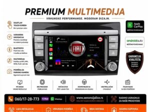 FIAT BRAVO MULTIMEDIJA ANDROID,CAR PLAY NAVIGACIJA TOUCH SCREEN 7 INCA