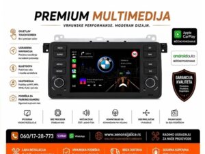 BMW 3 E46 ANDROID,CAR PLAY MULTIMEDIJA NAVIGACIJA TOUCH SCREEN 7 INCA