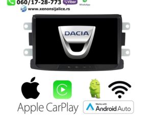 DACIA MULTIMEDIJA ANDROID,CAR PLAY NAVIGACIJA TOUCH SCREEN 8 INCA