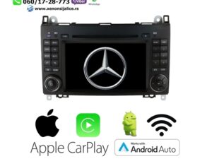 MERCEDES A,B KLASA,SPRINTER,VITO,VIANO MULTIMEDIJA ANDROID,CAR PLAY NAVIGACIJA TOUCH SCREEN 7 INCA