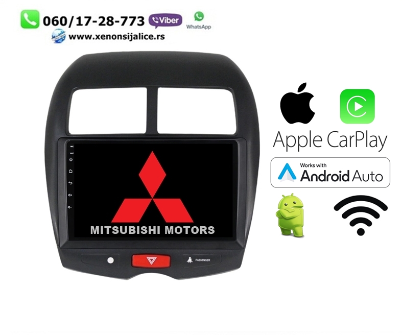 MITSUBISHI ASX MULTIMEDIJA ANDROID,CAR PLAY NAVIGACIJA TOUCH SCREEN 10 INCA