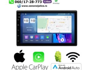 UNIVERZALNA 2 DIN MULTIMEDIJA ANDROID,CAR PLAY NAVIGACIJA TOUCH SCREEN 7 INCA