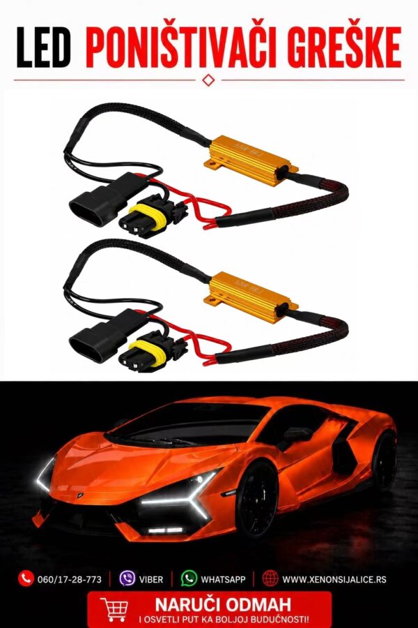 LED PONISTIVACI GRESKE MODEL H11