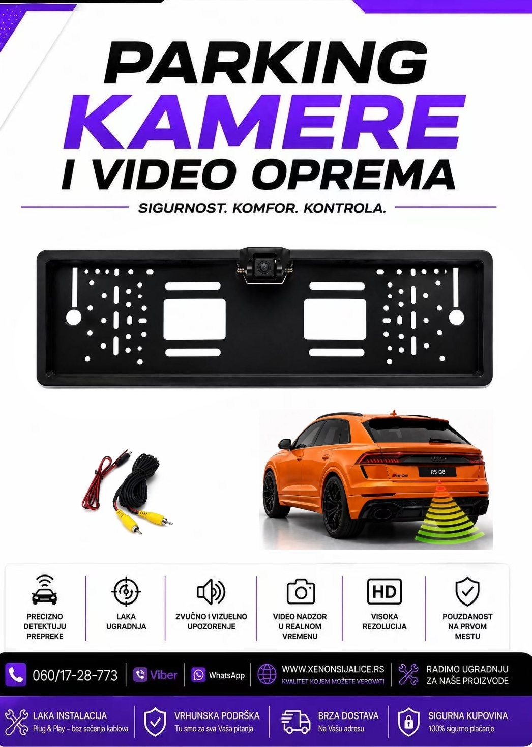 PARKING KAMERA UNIVERZALNA MODEL 6