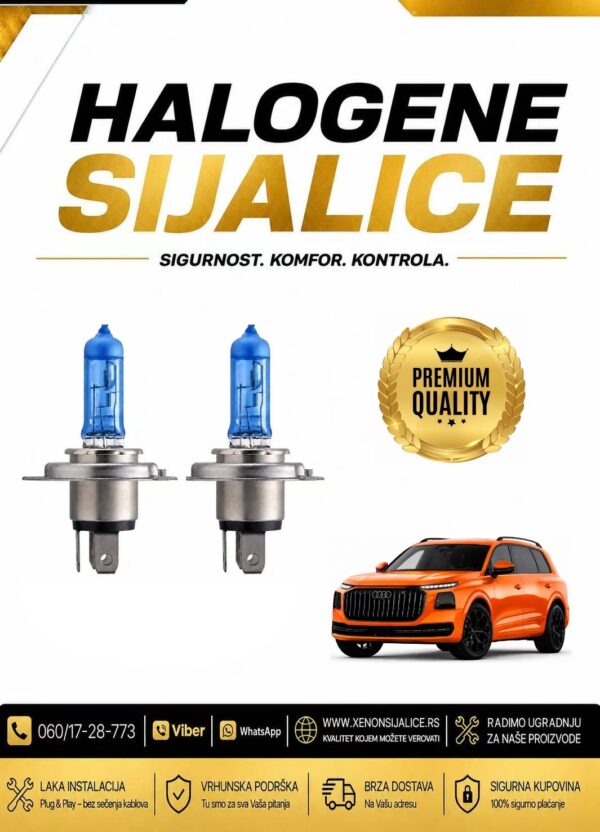 H4 EAGLEKING HALOGENE COOL BLUE SIJALICE