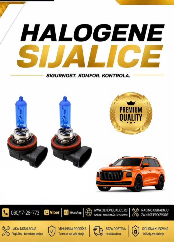 H8 EAGLEKING HALOGENE COOL BLUE SIJALICE