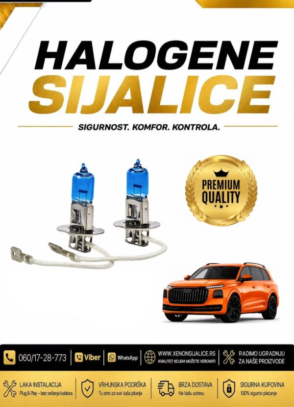 H3 EAGLEKING HALOGENE COOL BLUE SIJALICE