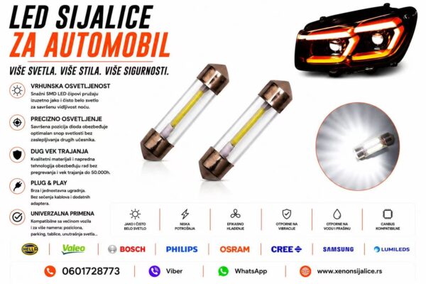 32MM,C5W,FESTOON,SULFIDNE LED SIJALICE